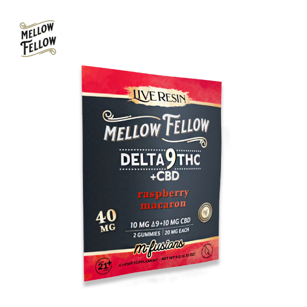 MELLOW FELLOW M-FUSION LIVE RESIN D9 GUMMIES 40MG/2CT/30PK